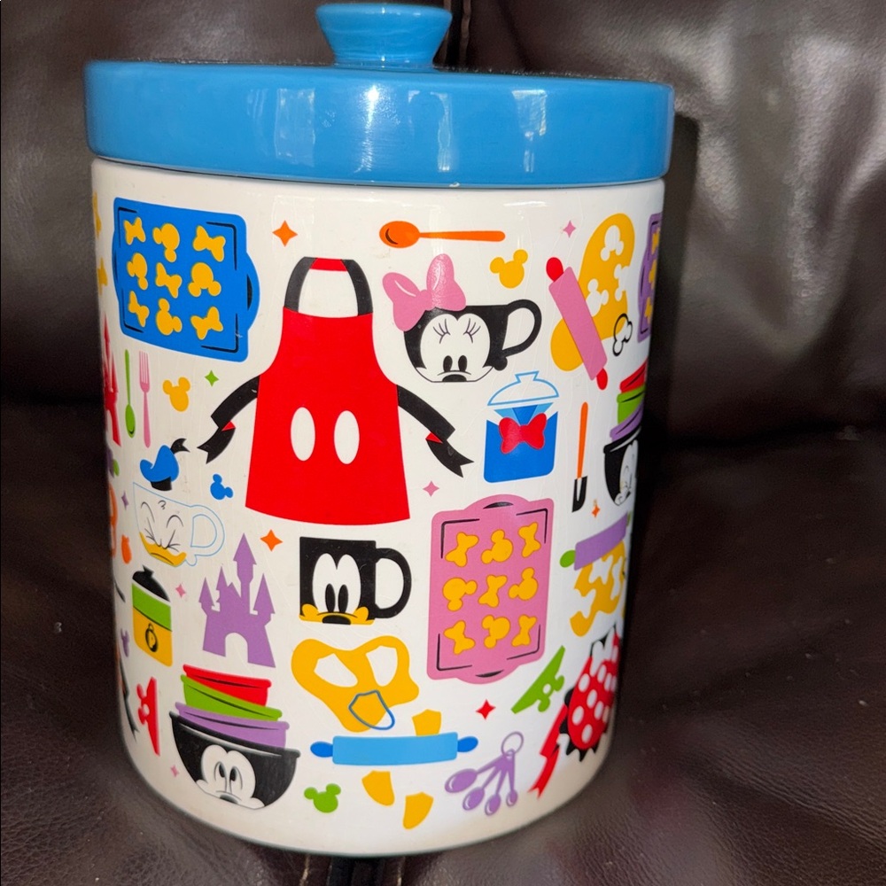 Mickey Minnie Donald Pluto Goofy Kitchen Disney Parks Cookie Jar